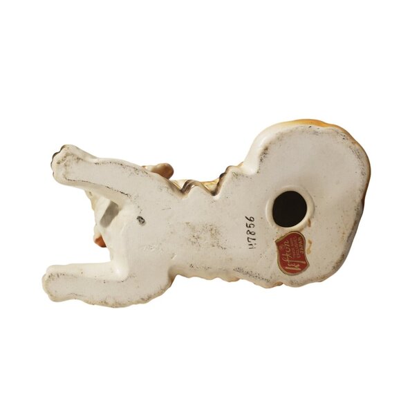 Vintage Lefton Saint Bernard Dog Figurine Pair H7856 Puppy Eyes Whimsical Decor - Picture 11 of 11